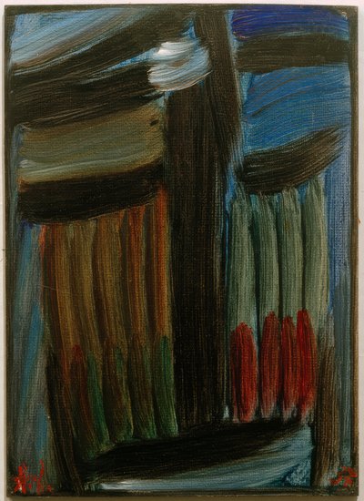 Meditation: Lonely in Blue Night by Alexej von Jawlensky